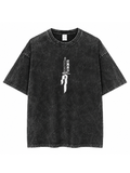Black Blade Vintage Oversize Tee
