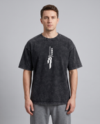 Black Blade Vintage Oversize Tee