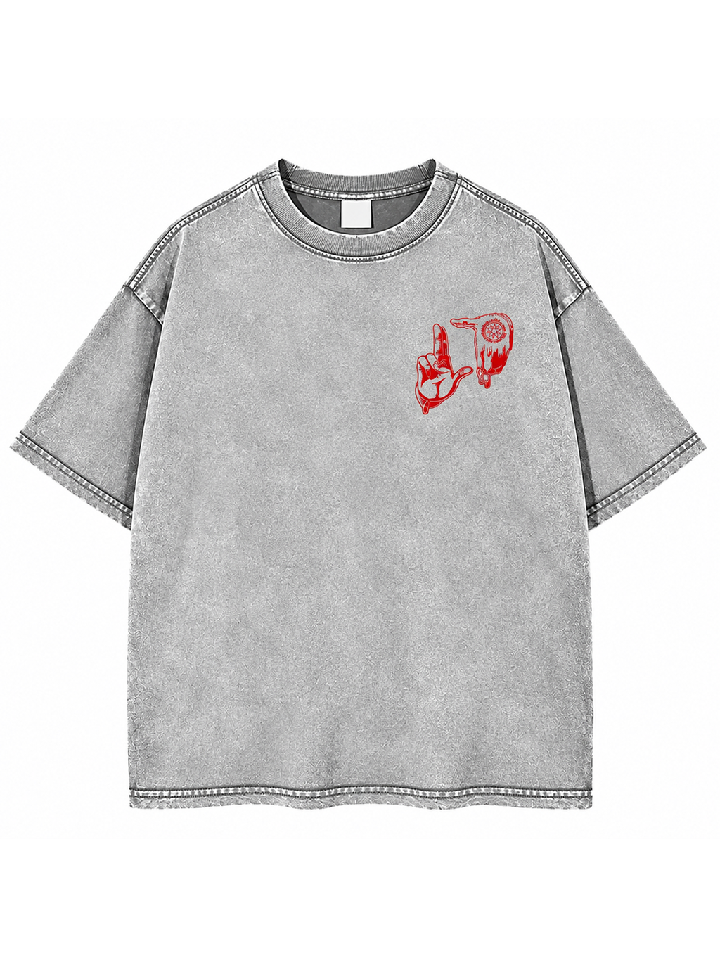 Crimson Alchemist Vintage Oversize Tee