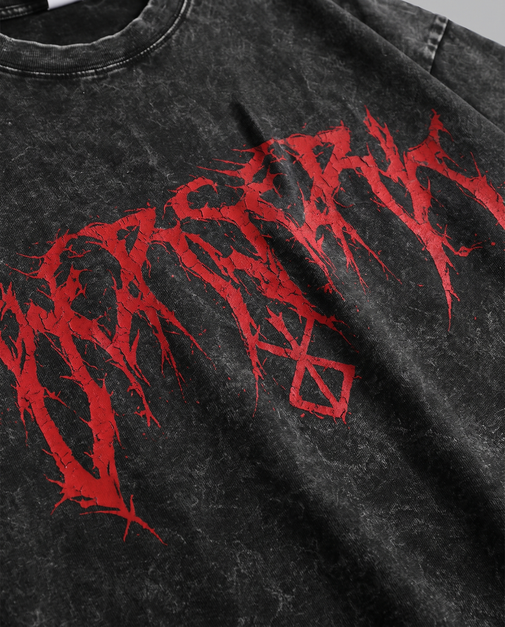 Crimson Curse Vintage Oversize Tee