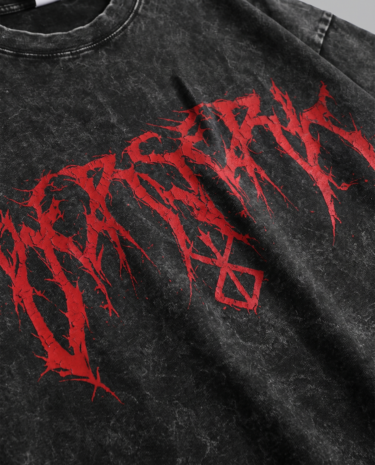 Crimson Curse Vintage Oversize Tee