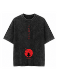Red Sun Itachi Vintage Oversize Tee