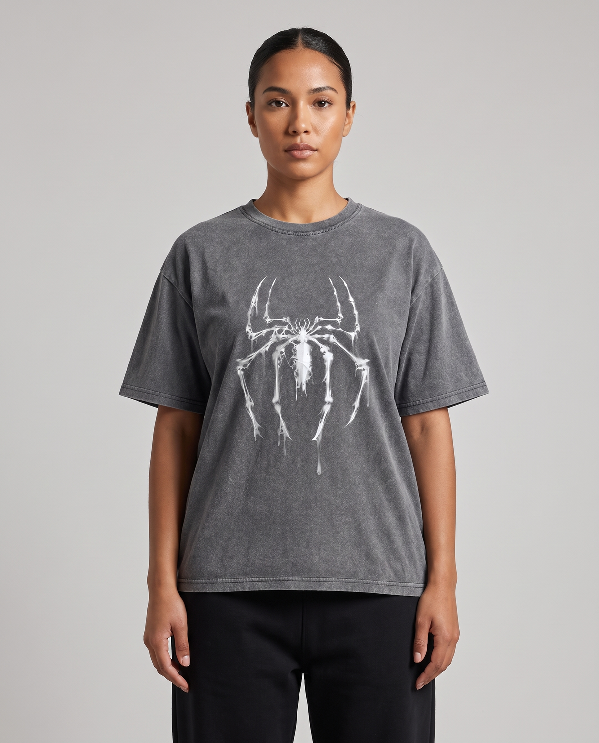 Spider Gray tee